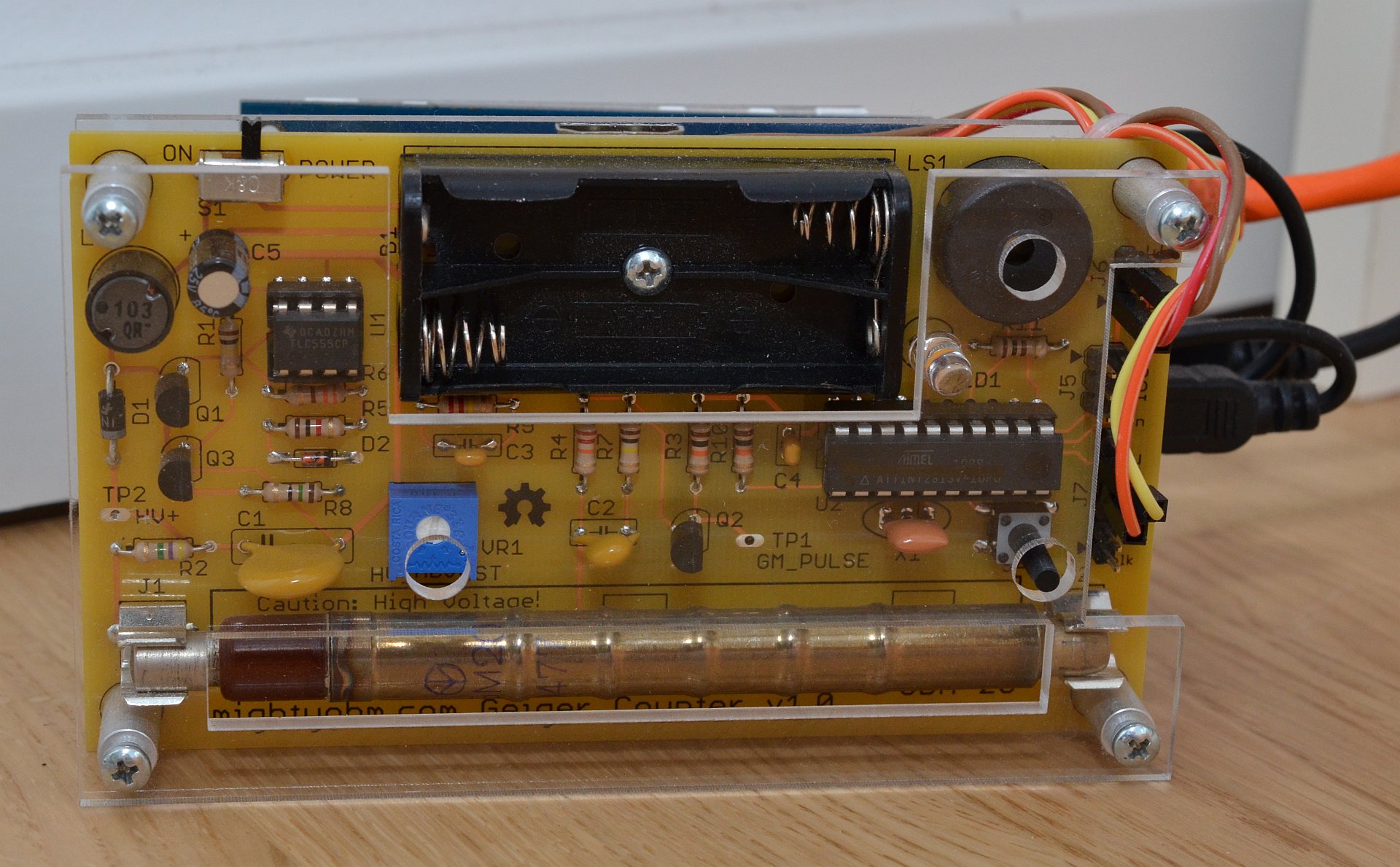 Mightyohm geiger counter